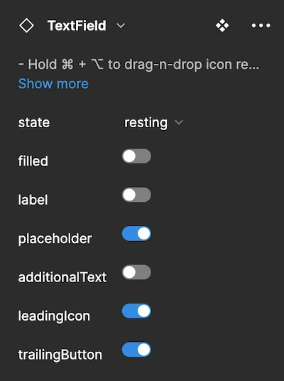 Reminder about drag-to-replace in Figma's property pane